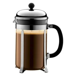 CHAMBORD Coffee Press 12 Cups, Chromium