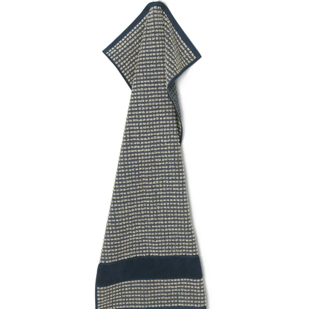 Check Towel 70x140 cm, Yellow / Pink