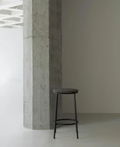 Circa Bar Stool 65 cm, Brown Leather / Ultra leather 41574