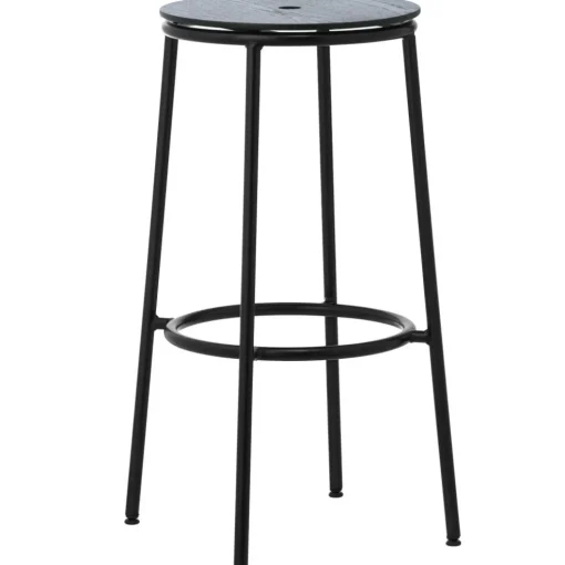 Circa Bar Stool 65 cm, Brown Leather / Ultra leather 41574