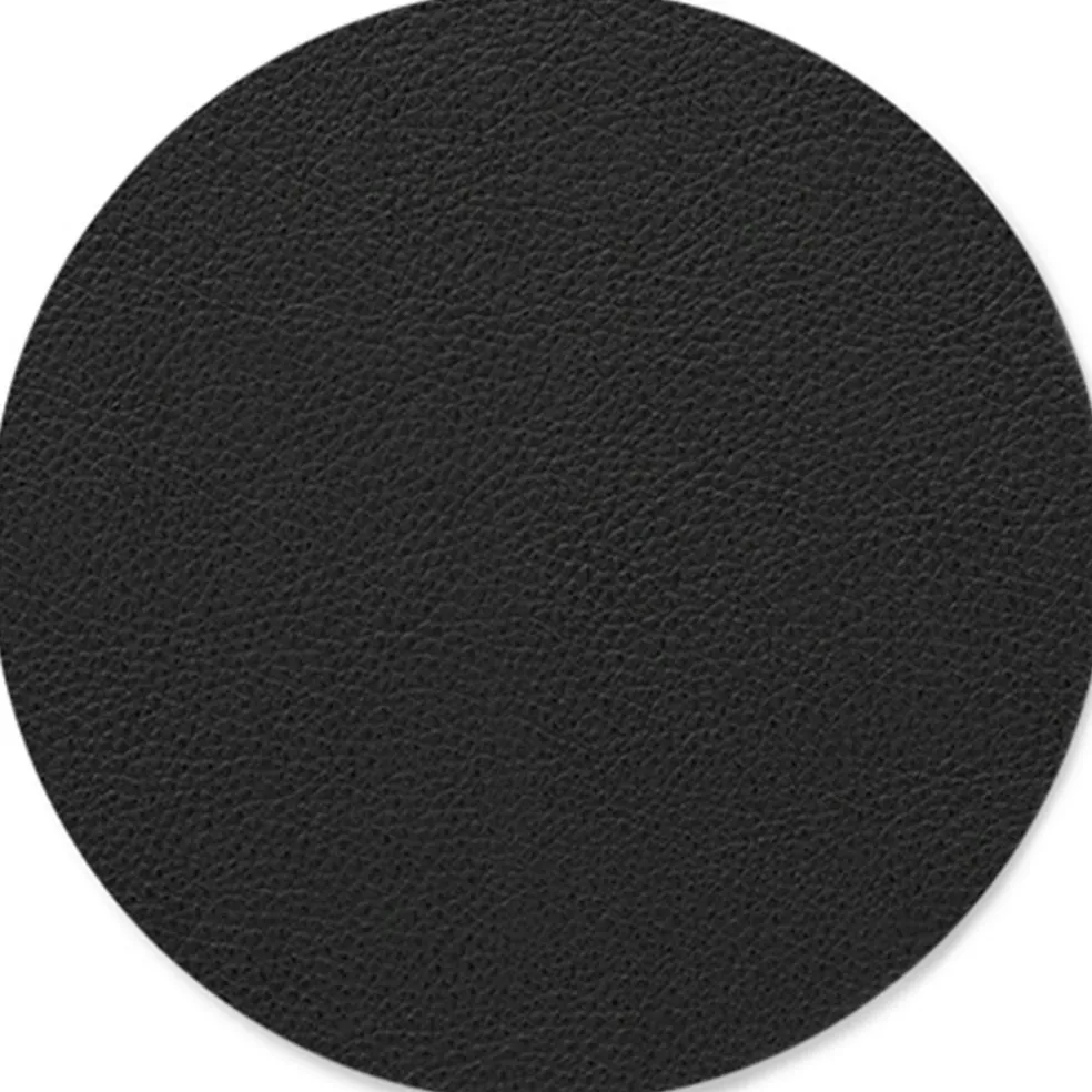 Circle Coaster Serene 10 cm, Black