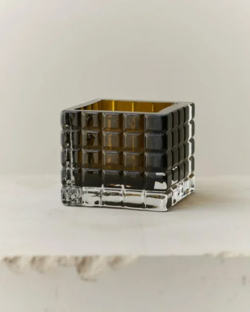 City Light 1 Candle Holder, Clear