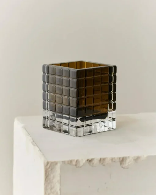 City Light 2 Candle Holder, Clear