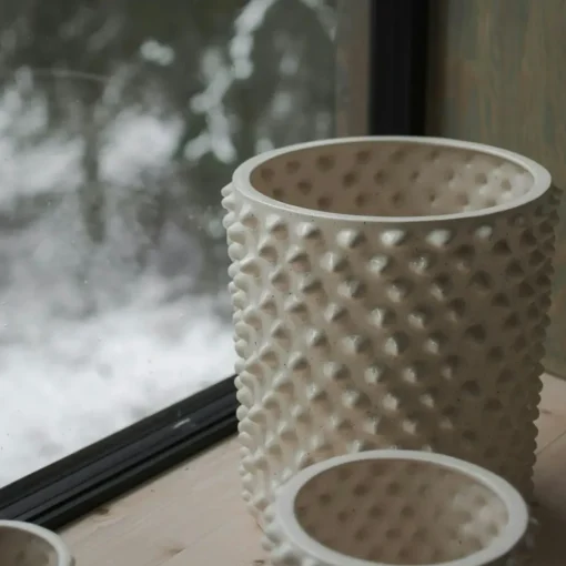 Cloudy Pot Large, Greige
