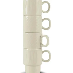 Coffee & More Espresso Cups 4-pack, White