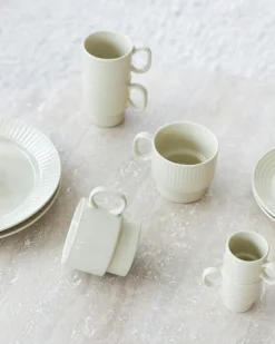 Coffee & More Espresso Cups 4-pack, White