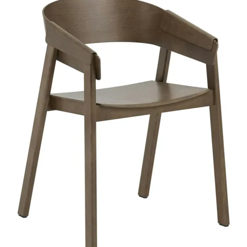 Cover Armchair, Dark stained oak