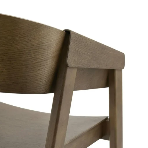 Cover Armchair, Dark stained oak