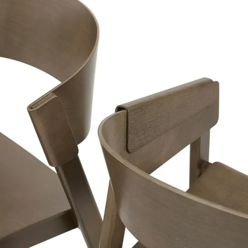 Cover Armchair, Dark stained oak