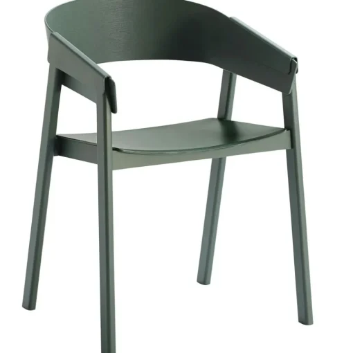 Cover Armchair, Dark stained oak