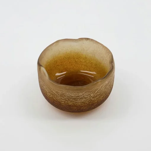 Crackle Tealight Holder, Red