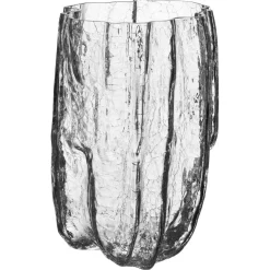 Crackle Vase, 21x27 cm, Pink