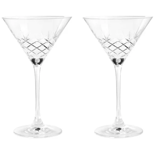 Crispy Cocktail Glass 2 Pcs, Clear