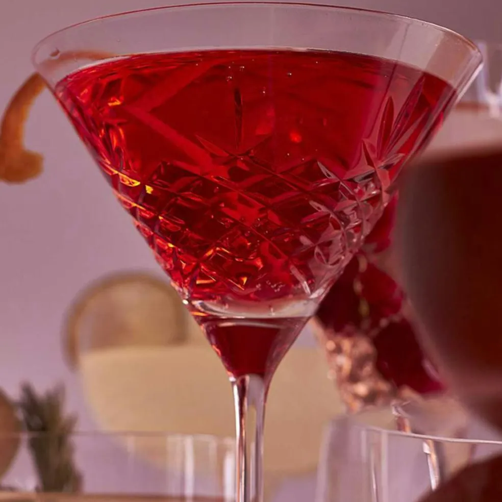 Crispy Cocktail Glass 2 Pcs, Clear