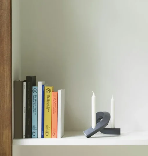 Crooked Two Candlestick, Bronze