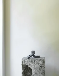 Crooked Two Candlestick, Bronze