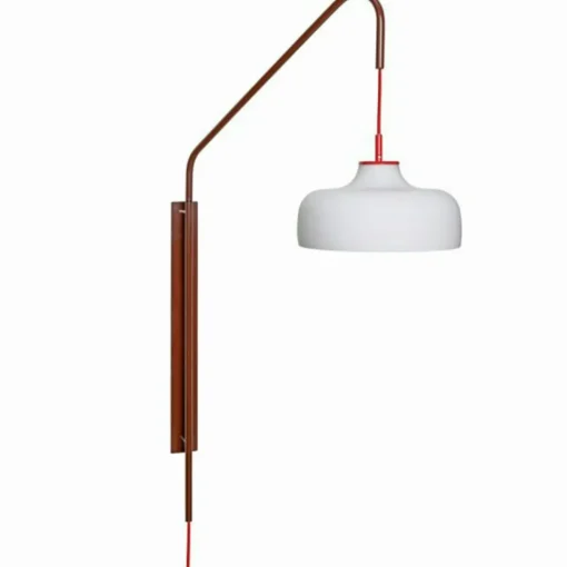 Current Wall Light, Red/Maroon