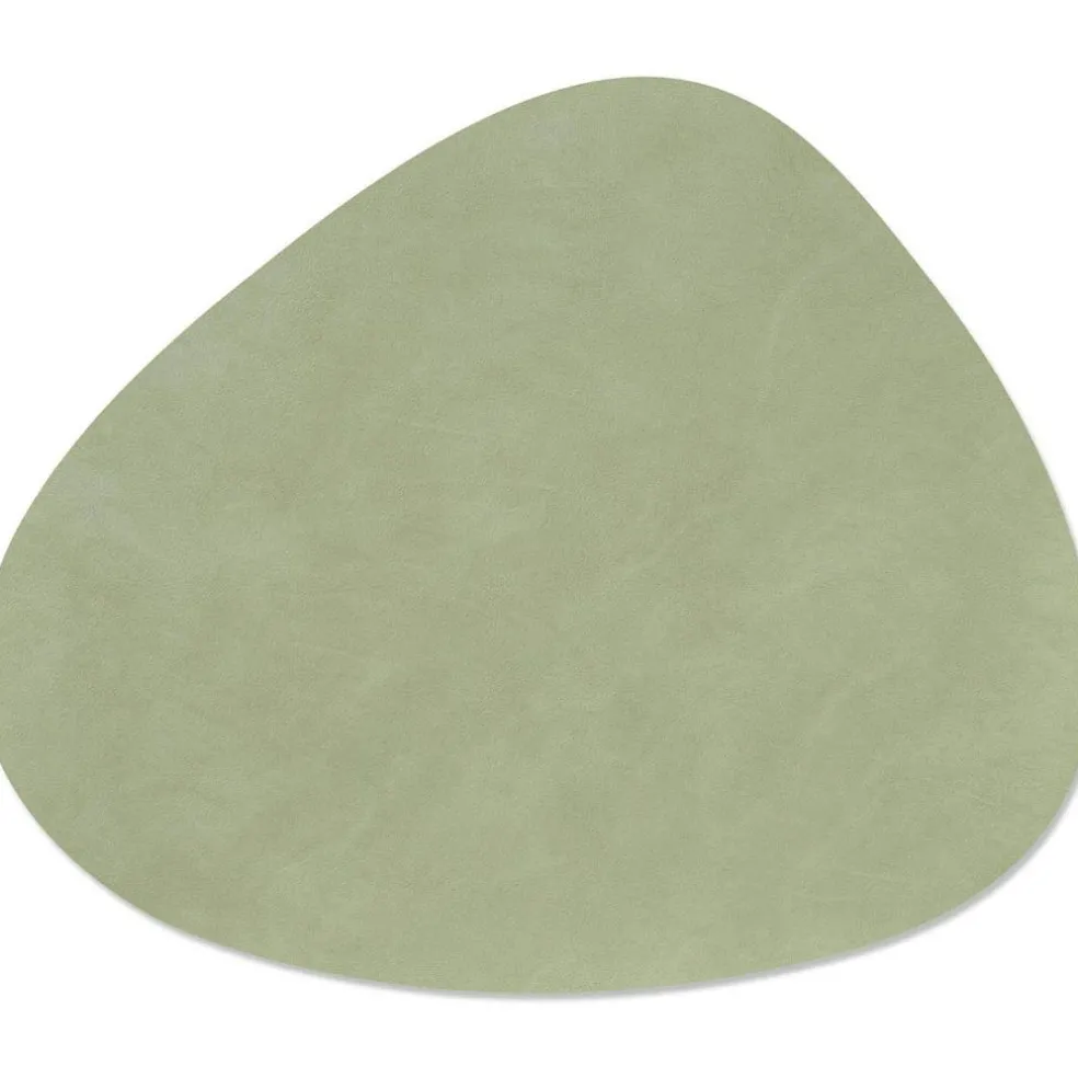 Curve L Reversible Table Mat 37x44 cm, Petrol/Midnight Blue