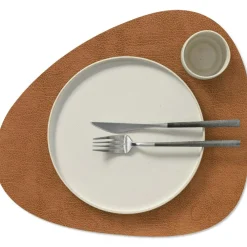 Curve L Table Mat Bull, 37x44 cm, Black