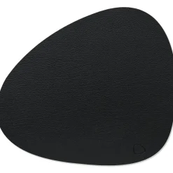 Curve L Table Mat Bull, 37x44 cm, Black