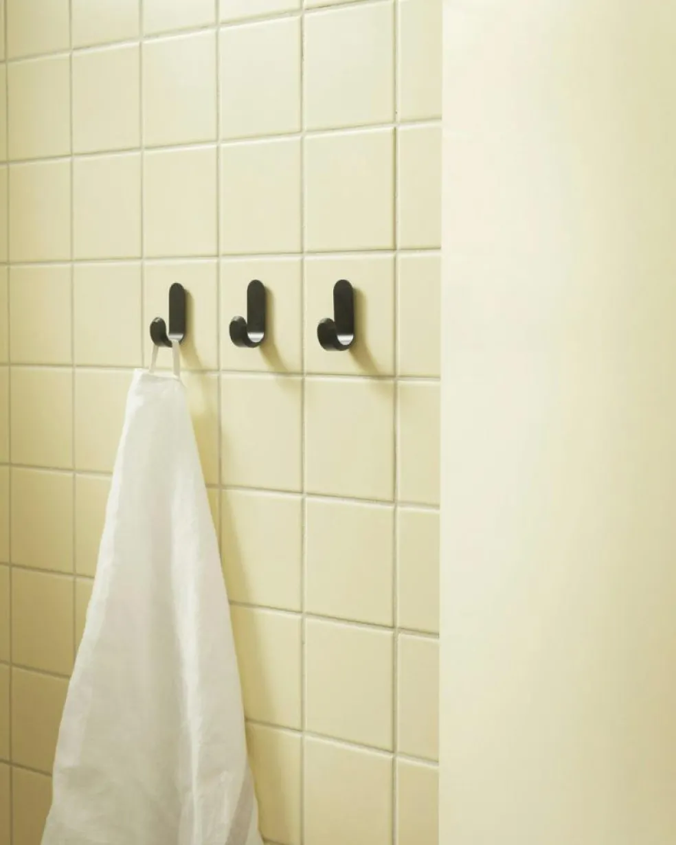 Curve Mini Hooks 2-pack, Matte Black