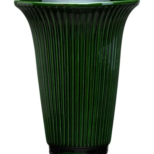 Daisy Vase 25 cm, Amber Yellow