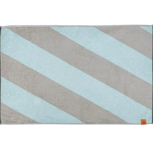 Diagonal Bath Mat 50x80 cm, Mint