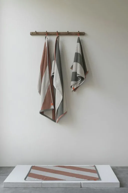 Diagonal Guest Towel 40x55 cm 2-pack, Mint