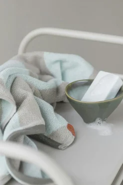 Diagonal Towel 50x90 cm, Mint