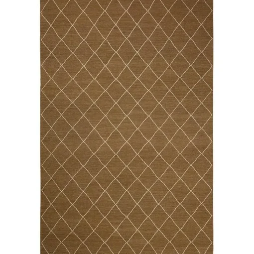 Diamond Rug 230x336cm, Mocha/Off White
