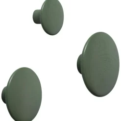 Dots Hook Wood Ø17 cm, Oak