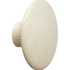 Dots Hook Wood Ø9 cm, Oak