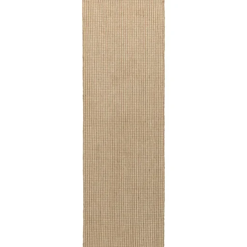 Dotted Wool Rug Natural, 75x150 cm