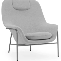 Drape High Armchair, Ultra Leather 41599 / Hallingdal 166 / Black