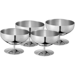 Dyane Ice Cream Goblet Stainless Steel 4-pack, 14 cm