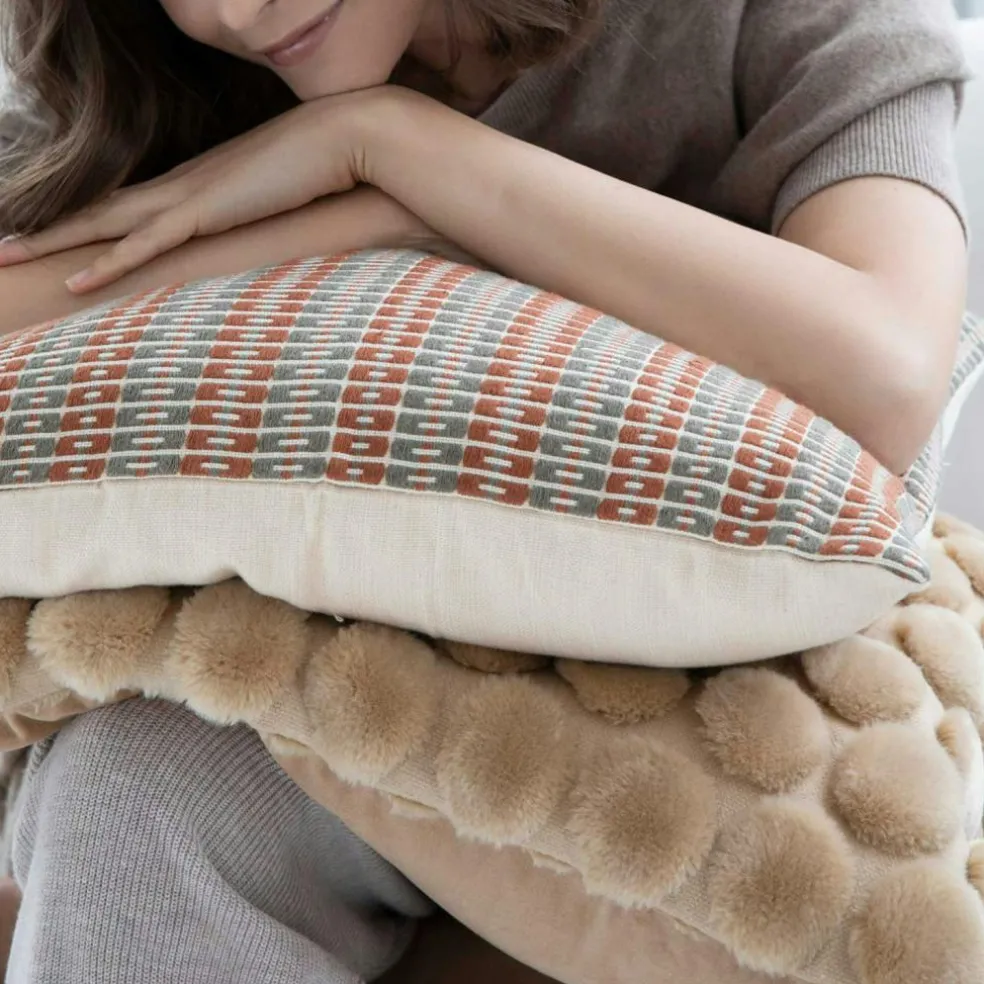 Egg Cushion Cover 50x50 cm, Dusty Pink