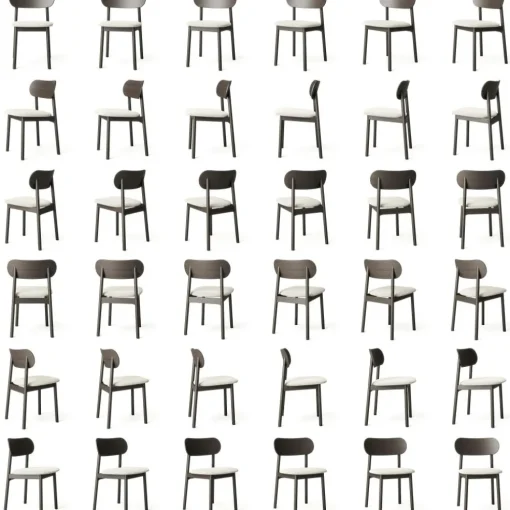 Elephant Chair, Dark Oak / Beige Breeze