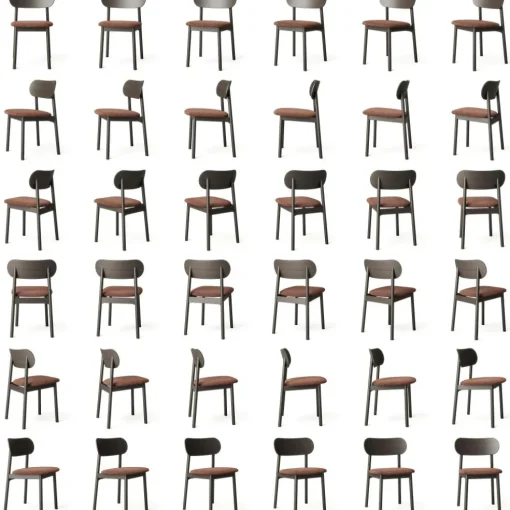 Elephant Chair, Dark Oak / Beige Breeze