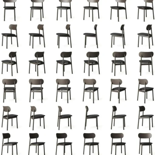 Elephant Chair, Dark Oak / Beige Breeze