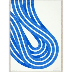Entropy Blue 02 Poster 70x100 cm