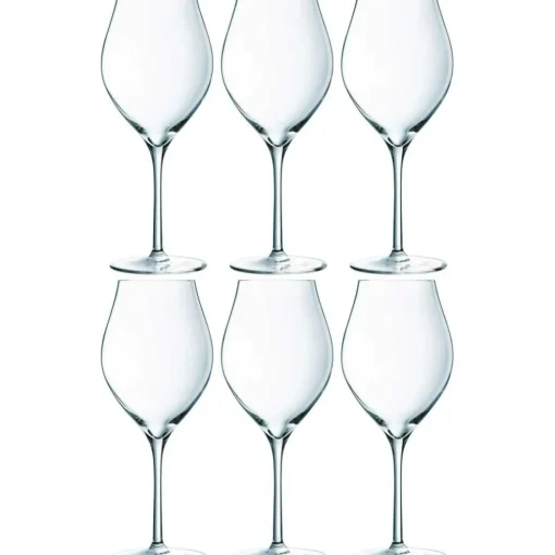 Exaltation White Wine Glass 38 cl Transparent, 6-pack