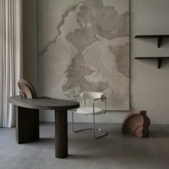 FF Cantilever Chair, Black Leather / Black