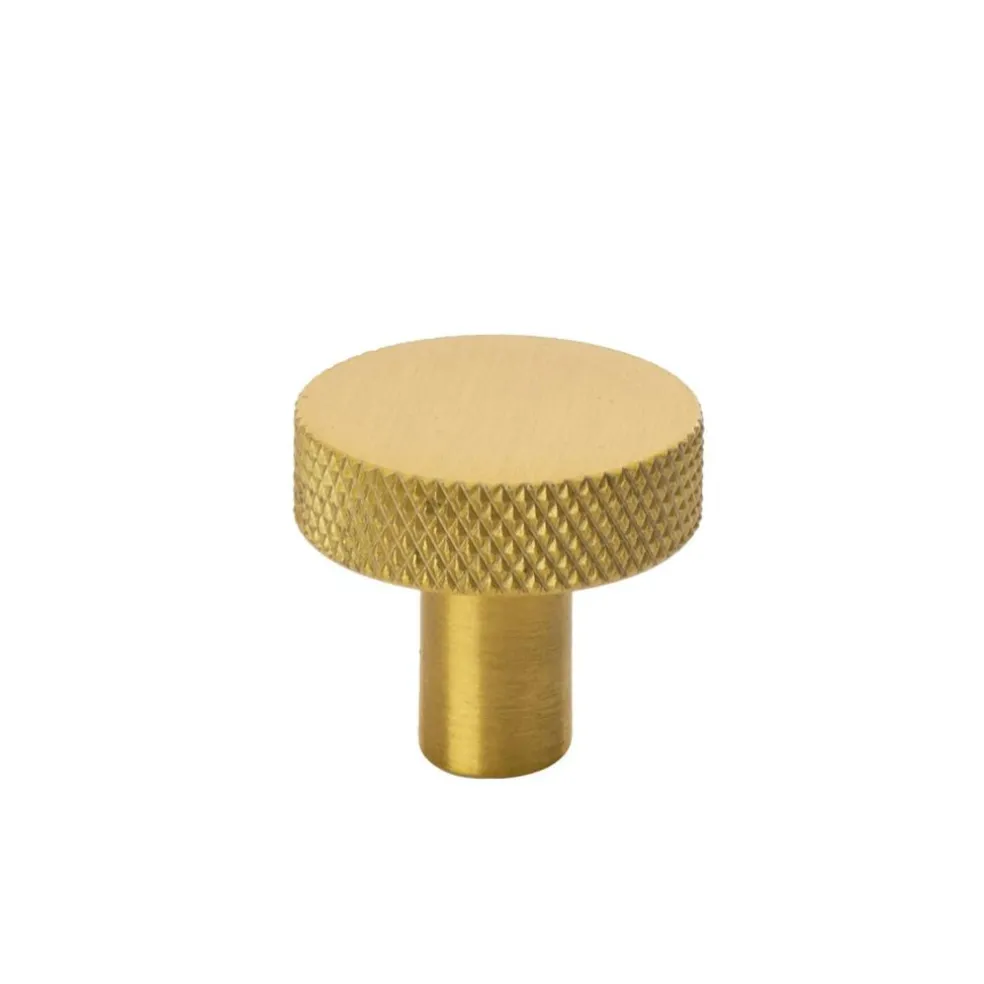 Flat Knob 26, Matt Black