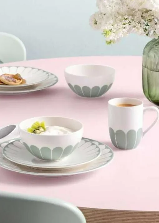 Fleur Mug, Bleu