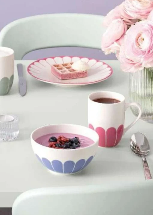 Fleur Mug, Bleu