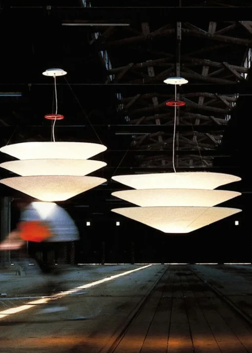 Floatation 2 Pendant White 100 cm