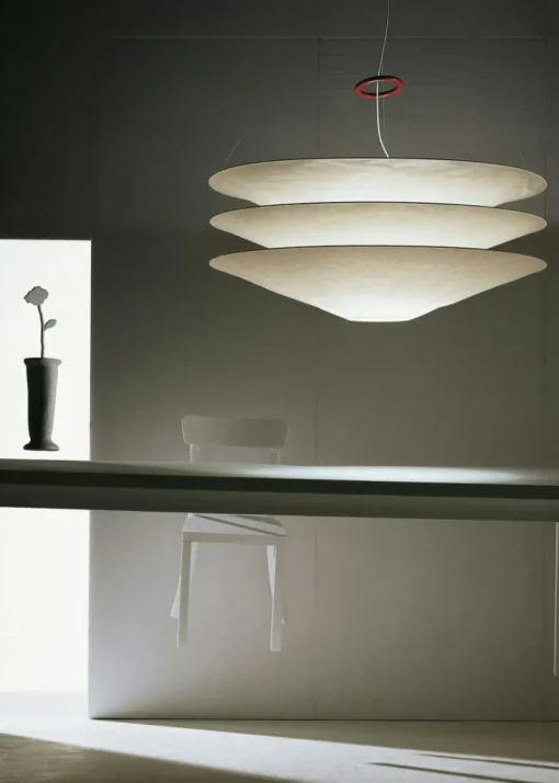 Floatation 2 Pendant White 100 cm