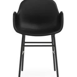 Form Armchair, Ultra Leather 41599 / Black Steel