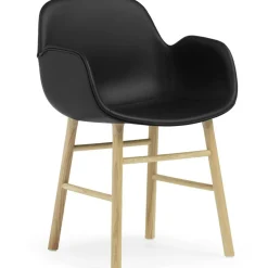 Form Armchair, Ultra Leather 41599 / Black Steel