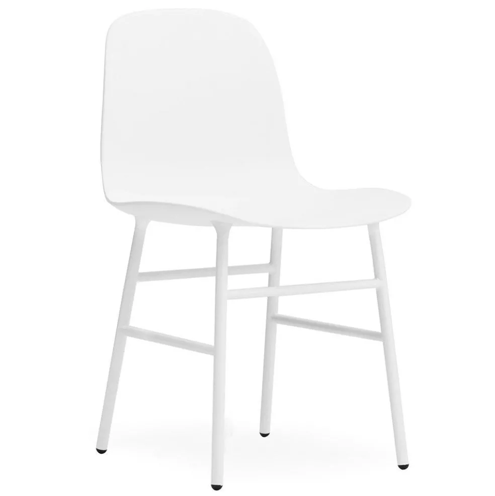 Form Chair Steel Frame, White